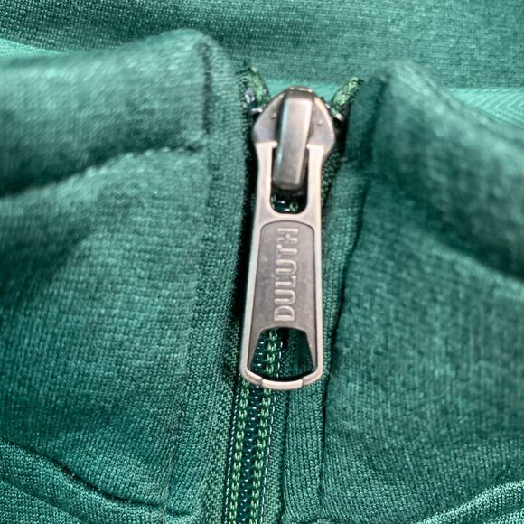 Men's Duluth Trading Co Green 1/4 Zip Long Sleeve Sweatshirt Fleece XL - Picture 3 of 7